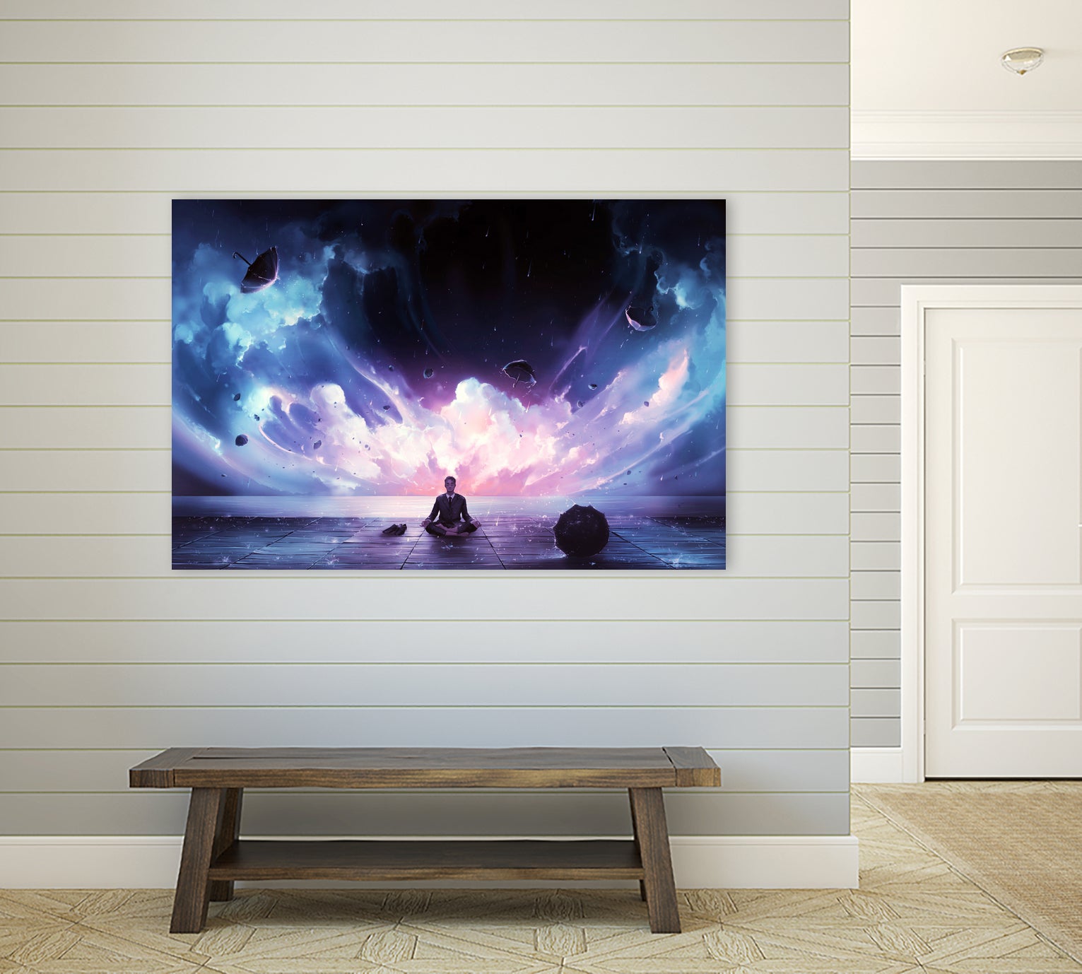 Eureka by Cyril Rolando on GIANT ART - blue digital painting