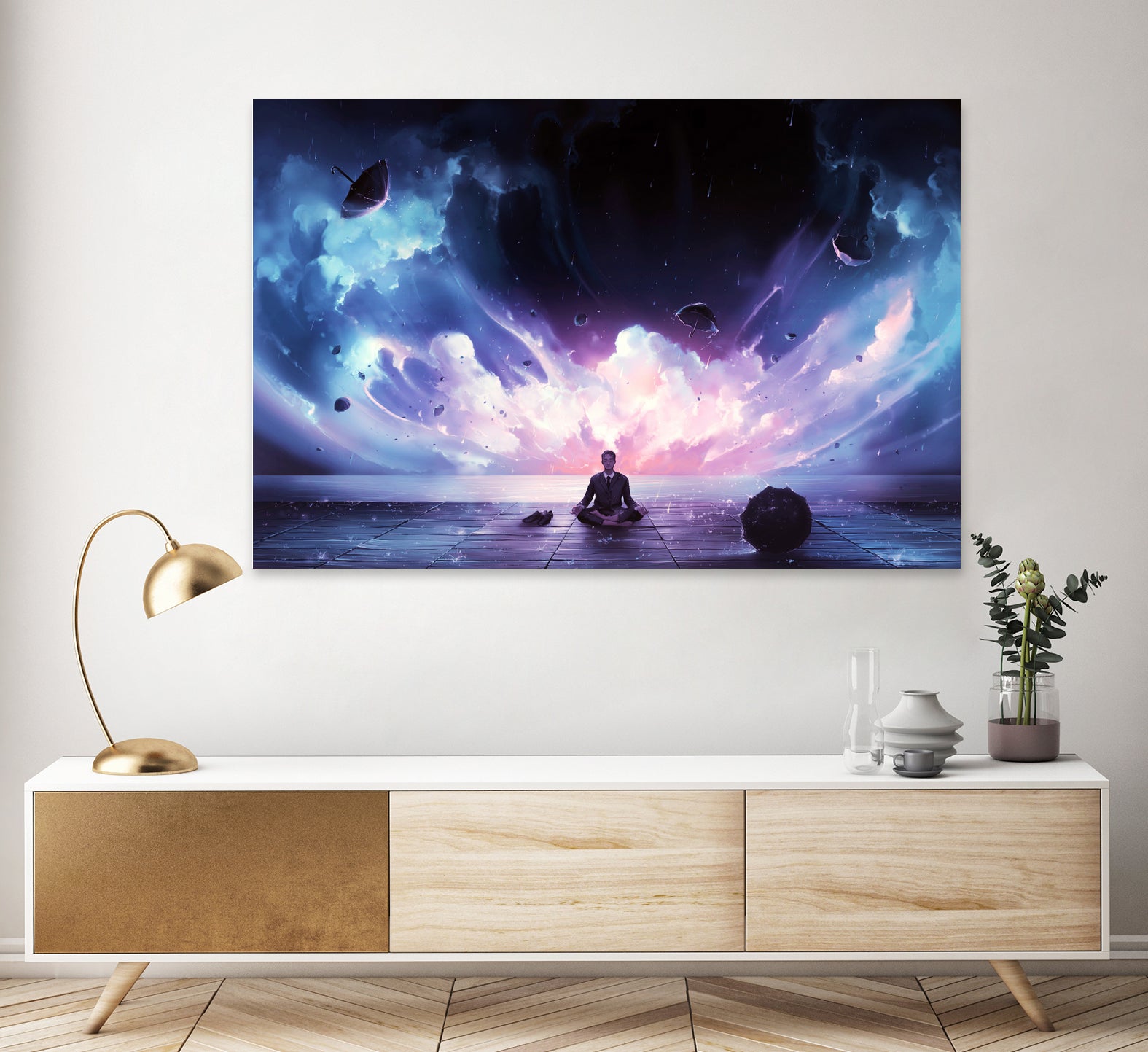 Eureka by Cyril Rolando on GIANT ART - blue digital painting