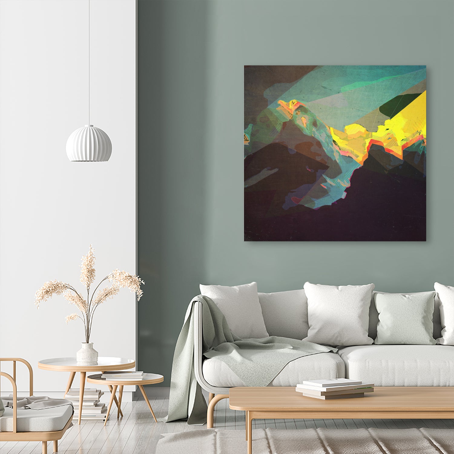 Peaking Through by Jamison Gish on GIANT ART - blue digital painting