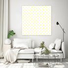 Small Yellow Polka Dots Pattern by David Kessler on GIANT ART - yellow digital painting
