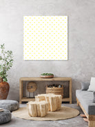 Small Yellow Polka Dots Pattern by David Kessler on GIANT ART - yellow digital painting
