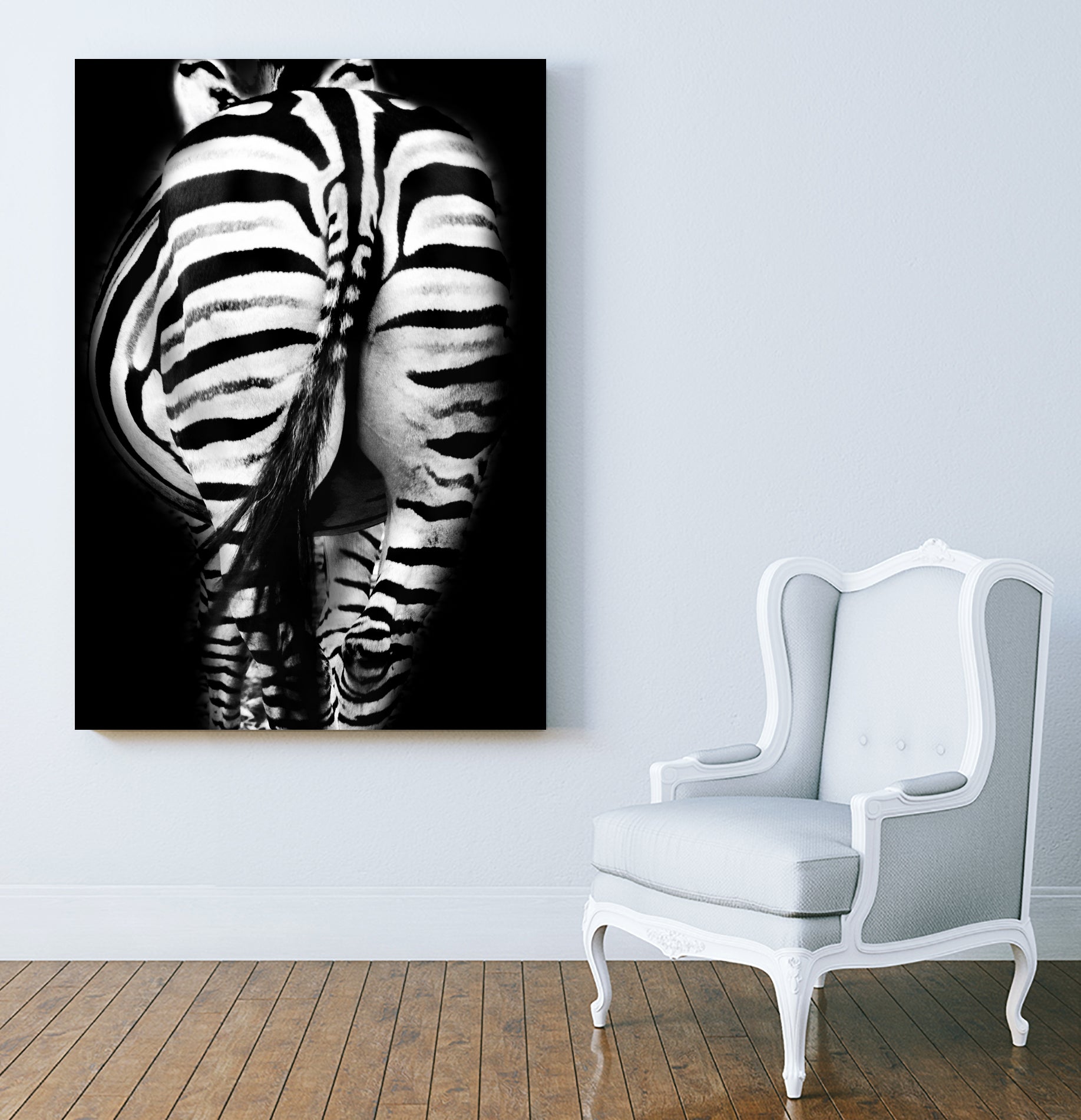 Stripes And Tails Monochrome by Irina Safonova on GIANT ART - gray photo manipulation