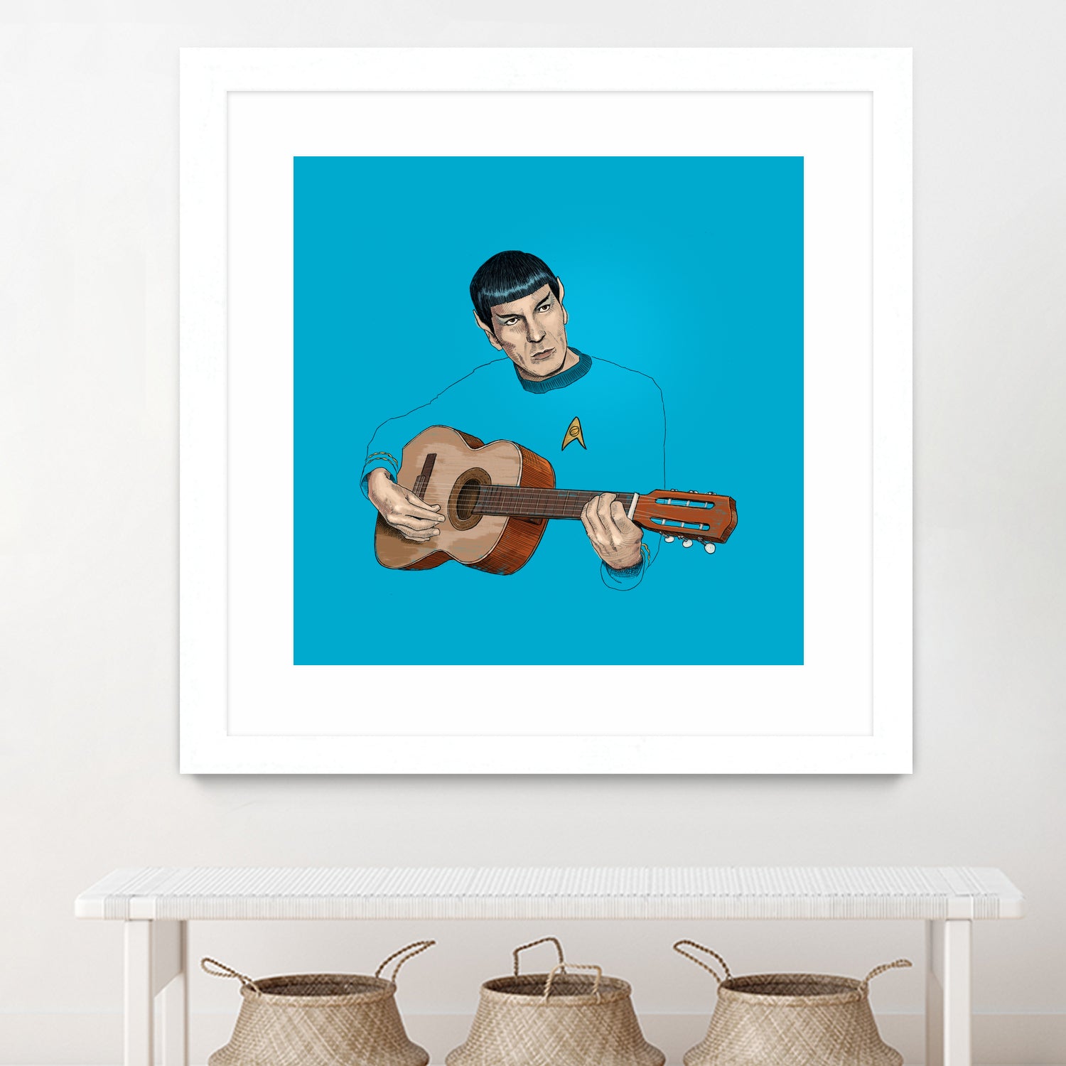 Music from Outer Space by Jason Ratliff on GIANT ART - blue digital painting