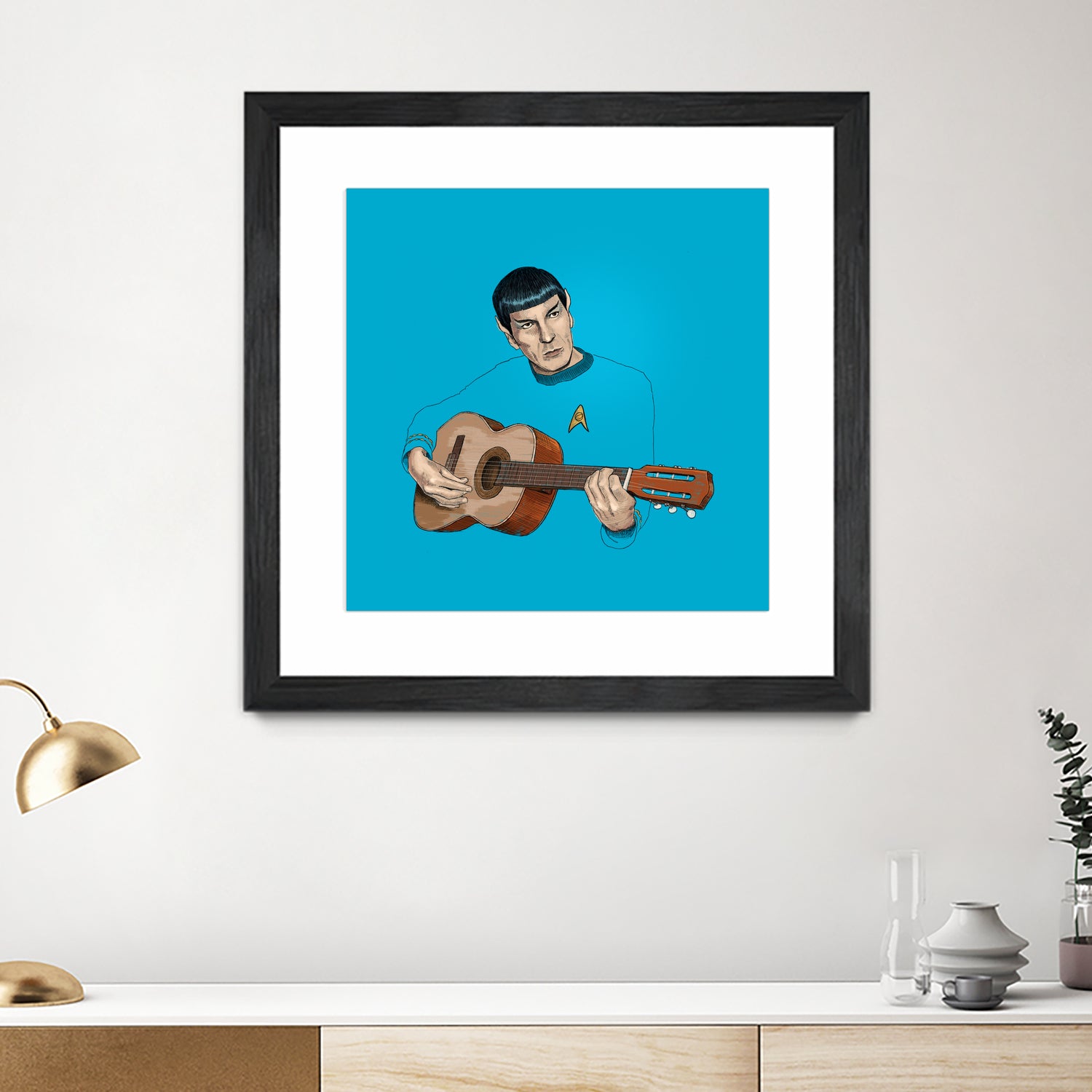 Music from Outer Space by Jason Ratliff on GIANT ART - blue digital painting