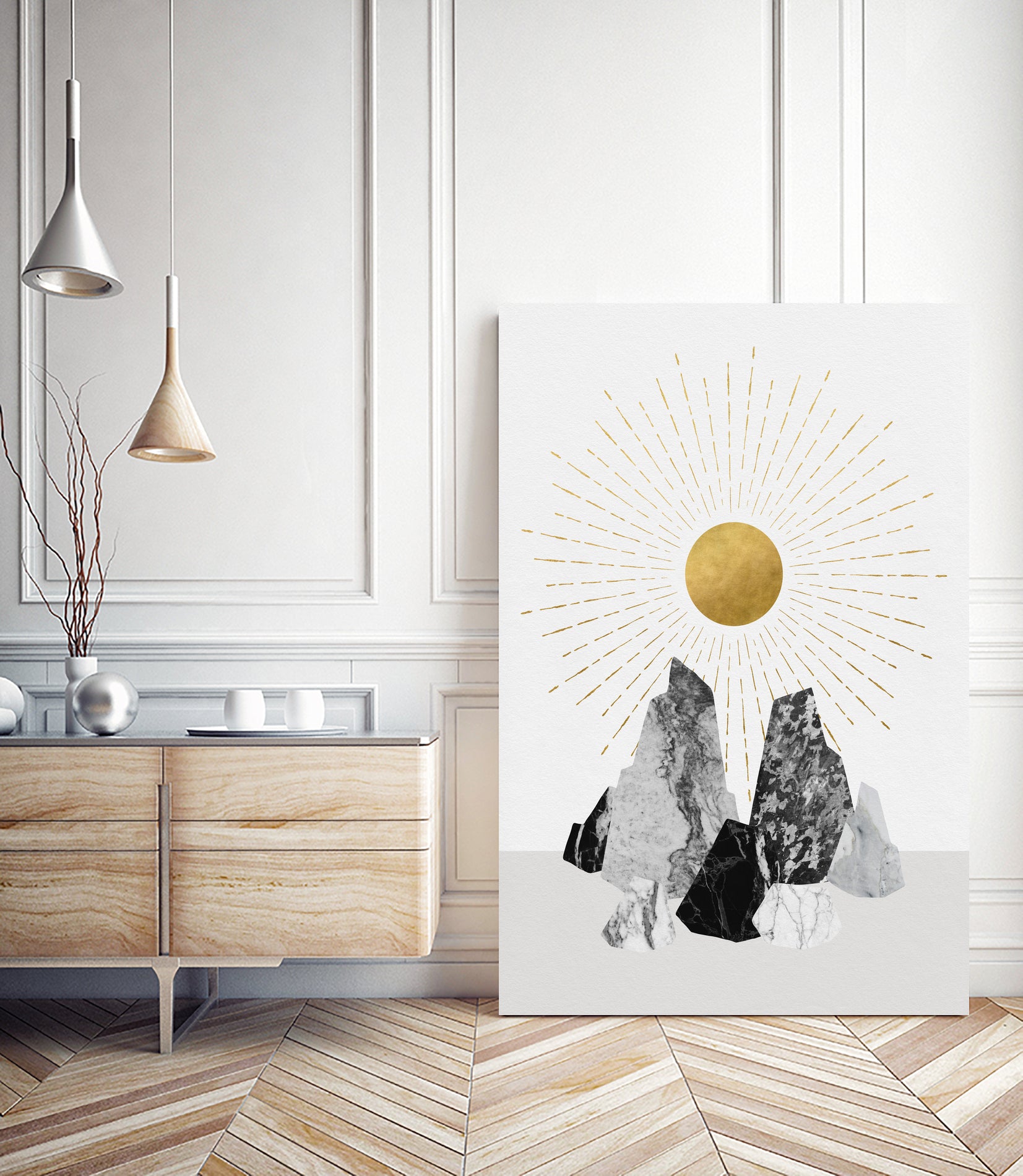 Rock Formation No.2 by Christina Shek on GIANT ART - black digital drawing