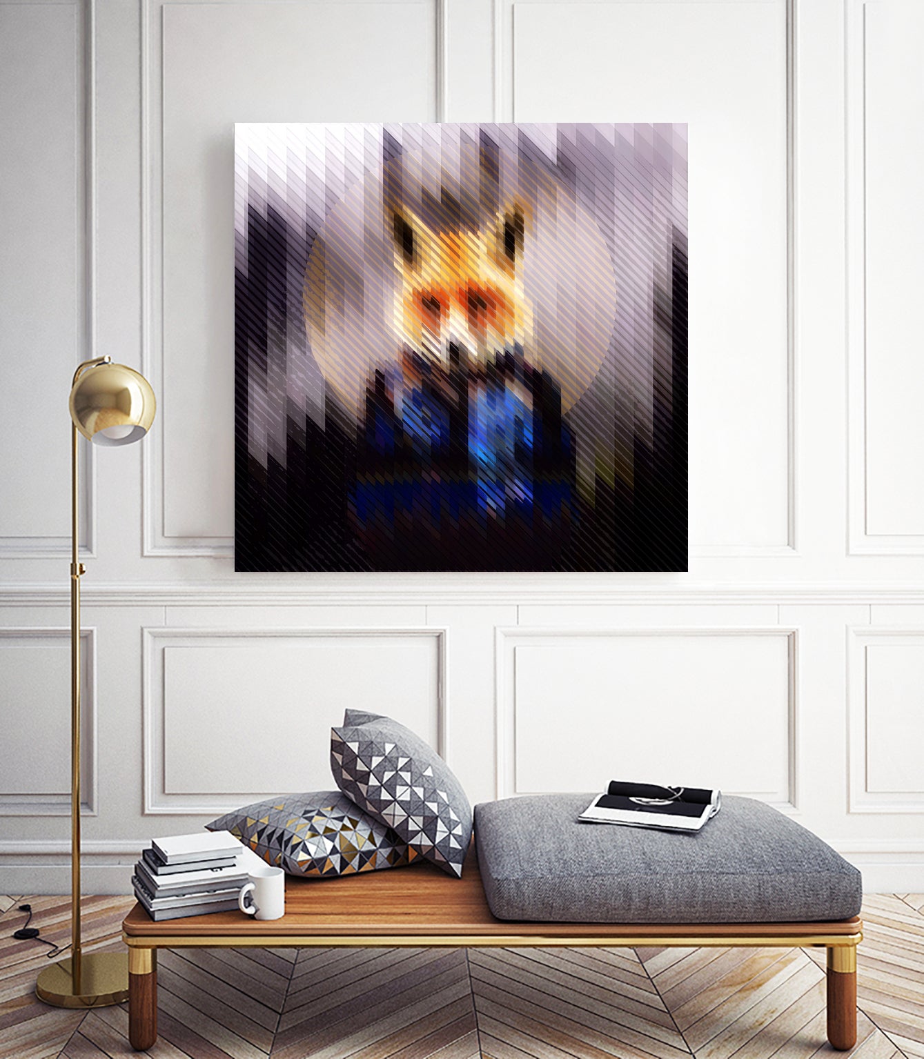 Cool Fox by Ali Gulec on GIANT ART - black digital drawing