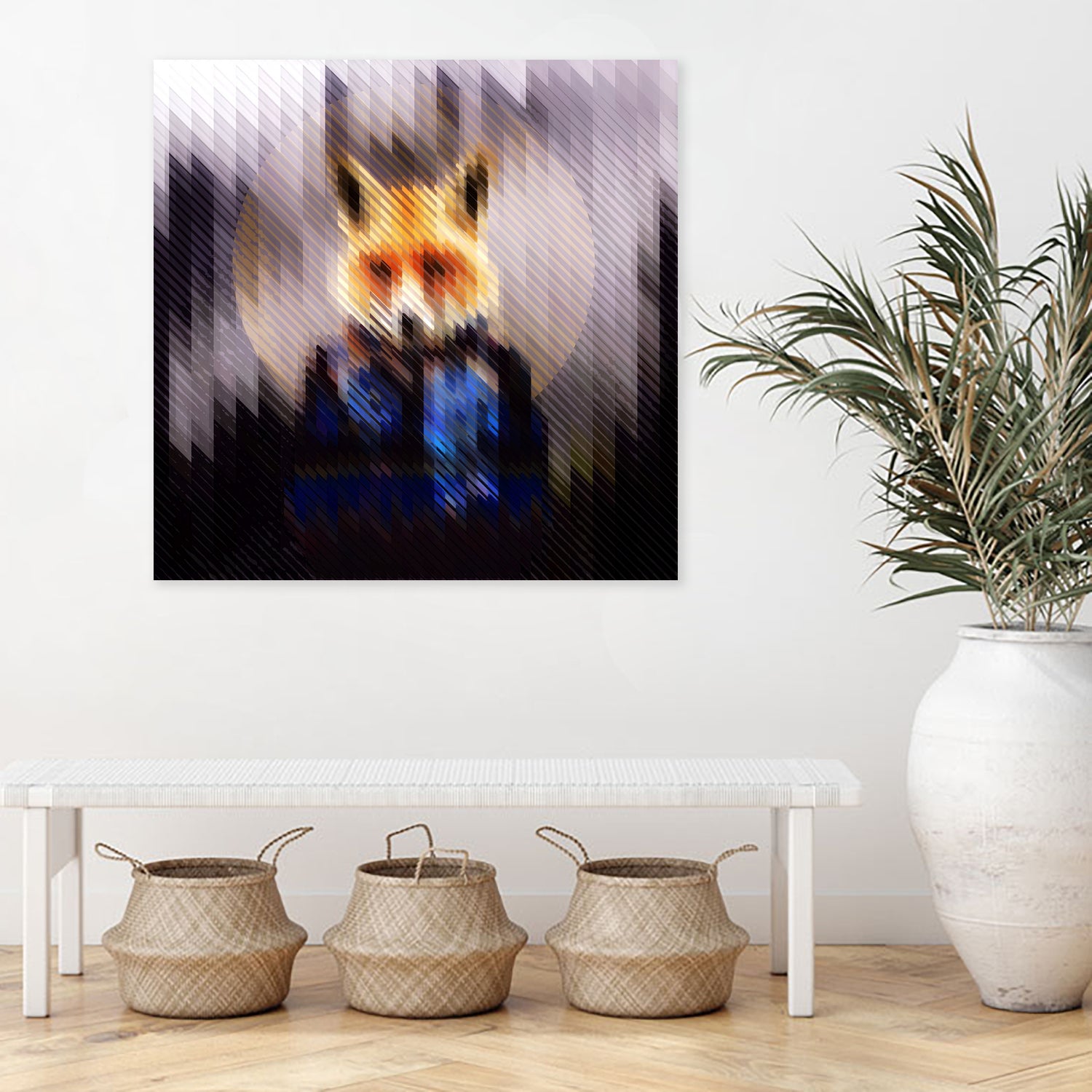 Cool Fox by Ali Gulec on GIANT ART - black digital drawing