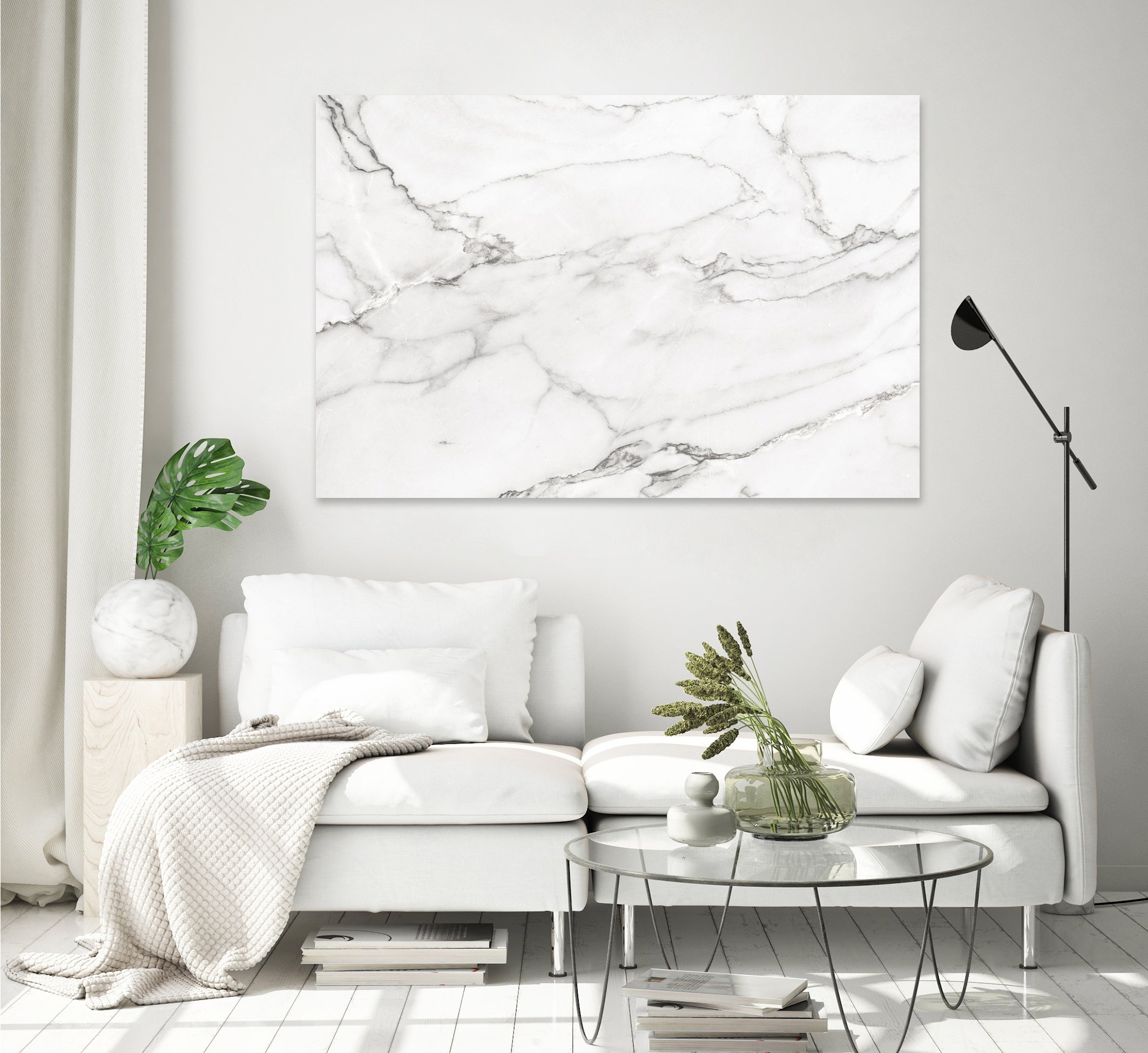 White Marble V by amini 54 on GIANT ART - white photo manipulation