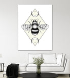Bee Confident by Barbara Hollaus on GIANT ART - white digital drawing