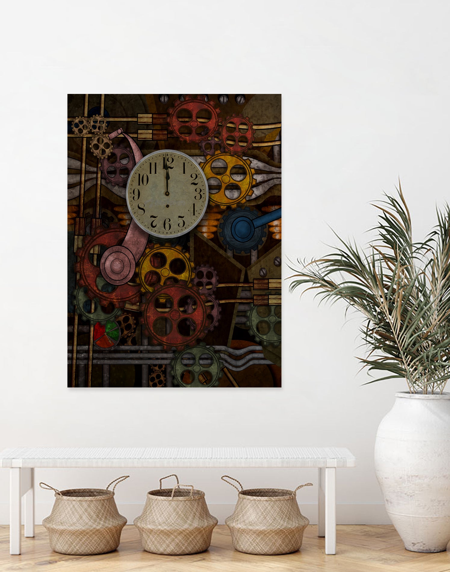 steampunk by james brickell on GIANT ART - red digital painting