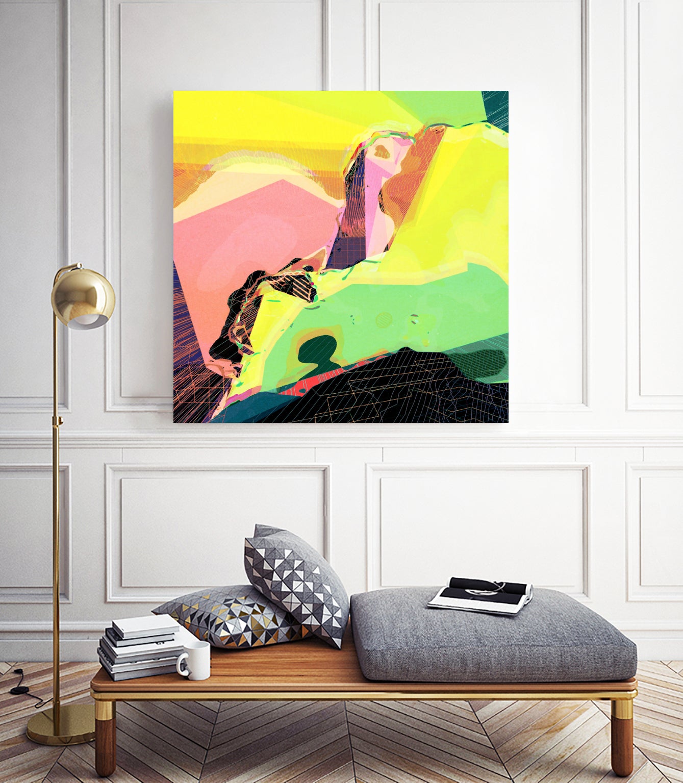 The Colour in Anything by Jamison Gish on GIANT ART - yellow digital painting