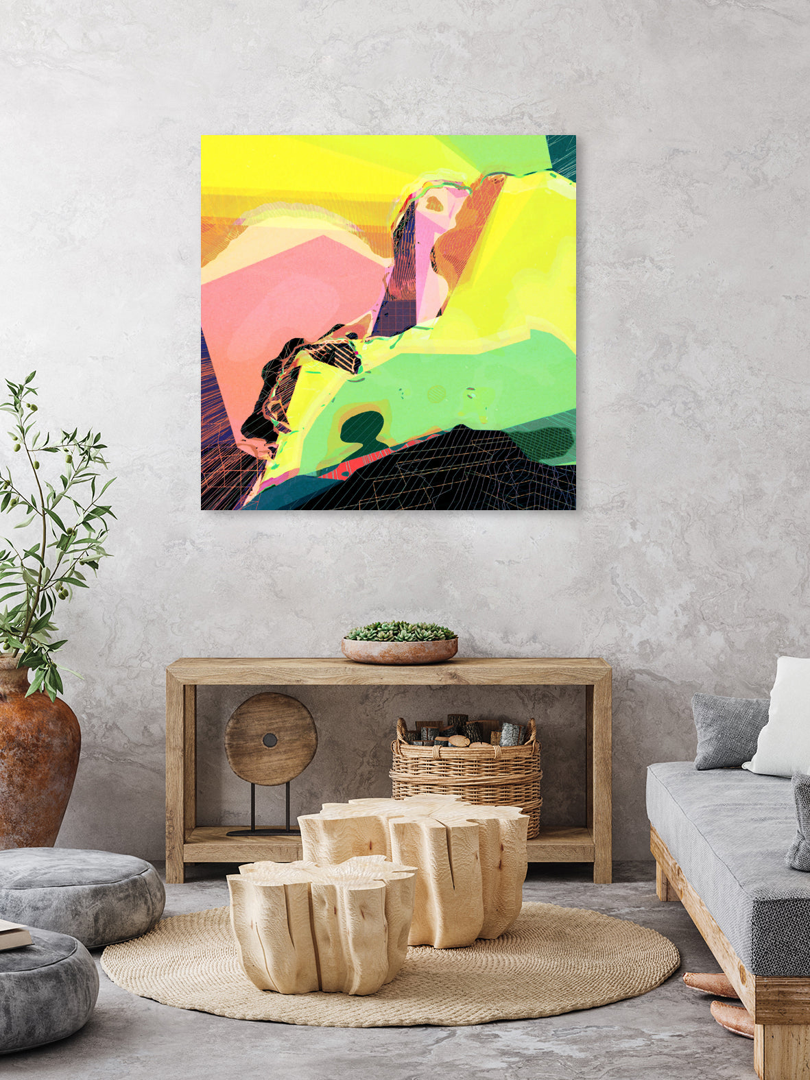 The Colour in Anything by Jamison Gish on GIANT ART - yellow digital painting