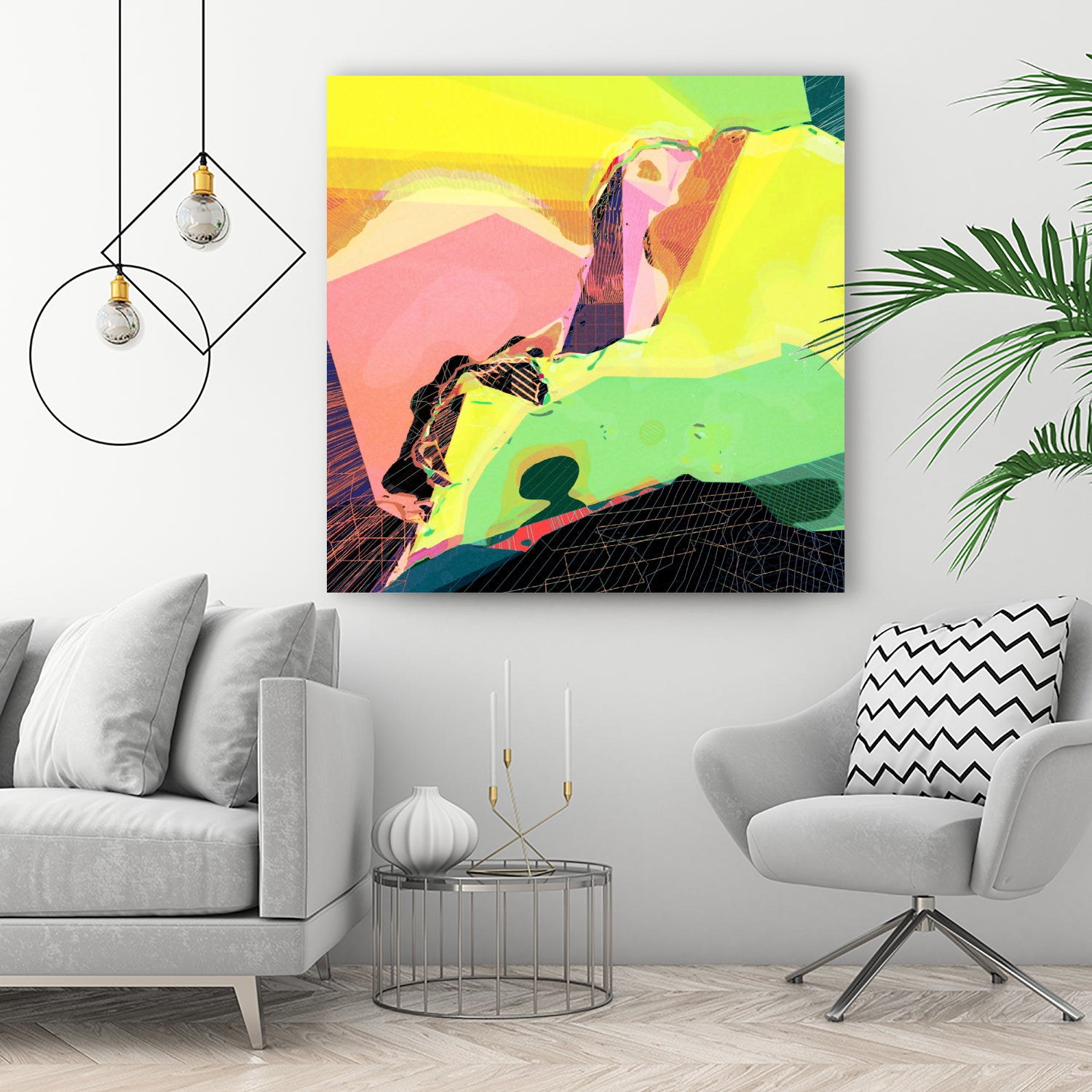 The Colour in Anything by Jamison Gish on GIANT ART - yellow digital painting