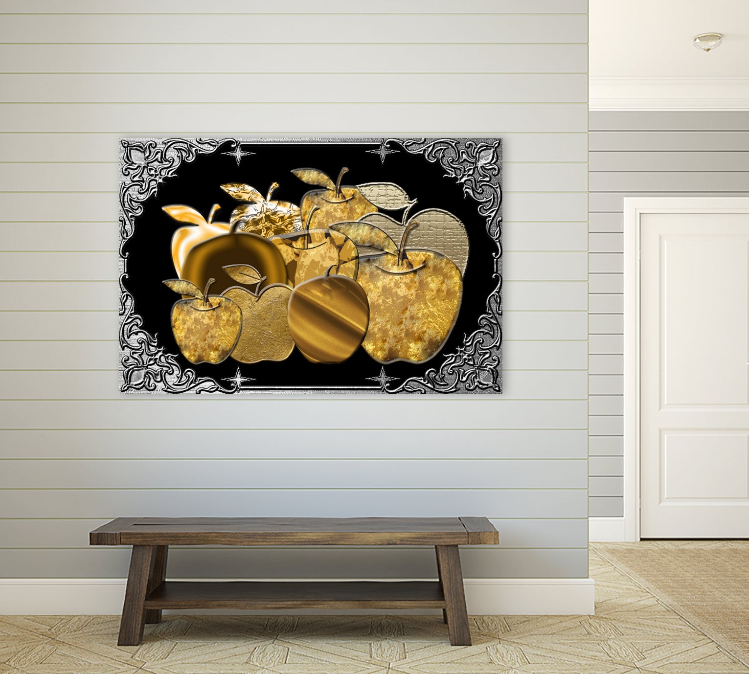 Proverbs 25:11 by Casey Bell on GIANT ART - yellow photo manipulation