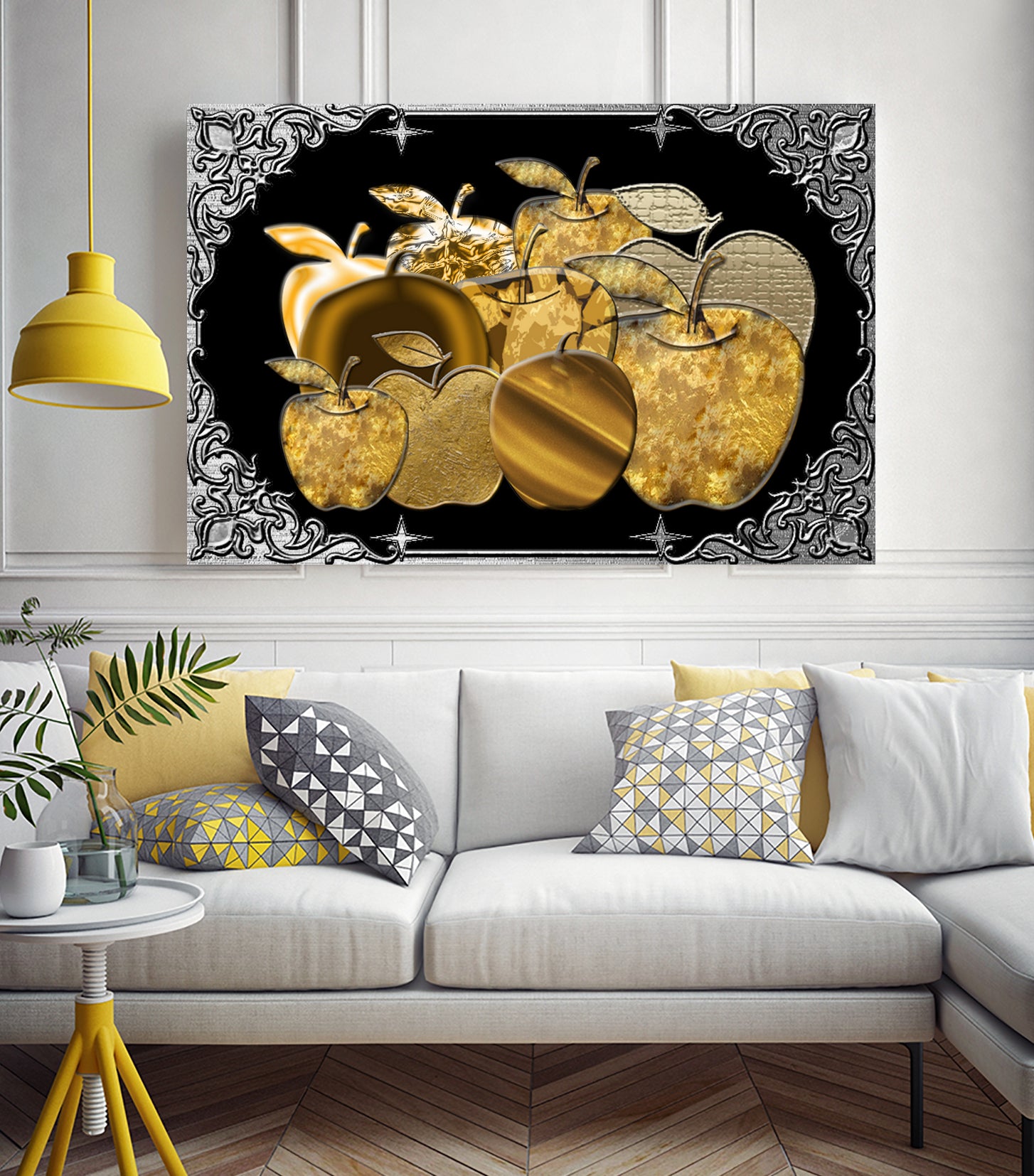 Proverbs 25:11 by Casey Bell on GIANT ART - yellow photo manipulation