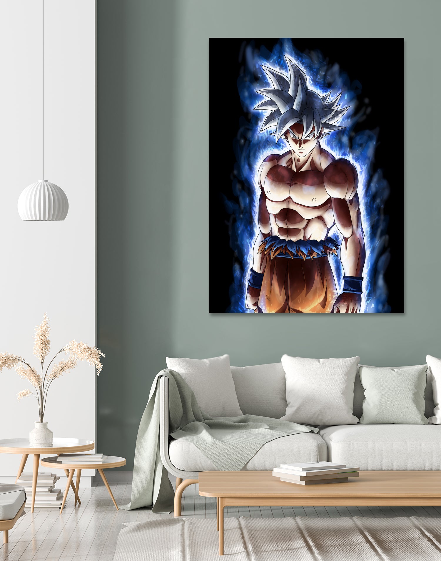 Goku ultra instinct - Selfish doctrine by MCAshe 24 on GIANT ART - blue digital drawing