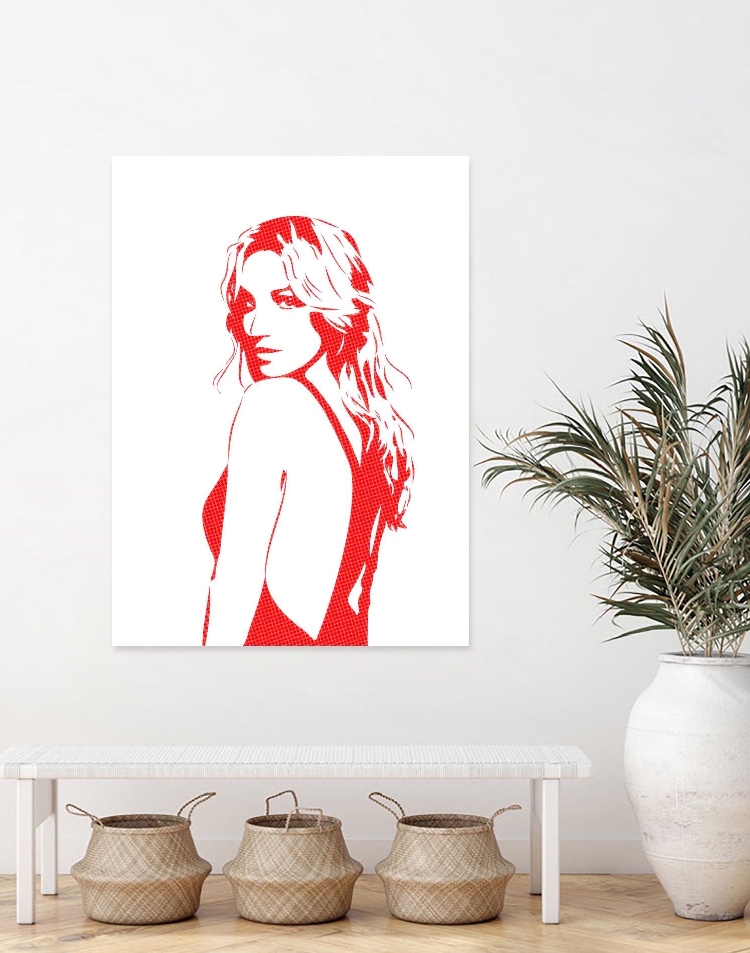 Britney Spears | Pop Art by William Cuccio on GIANT ART - red digital drawing