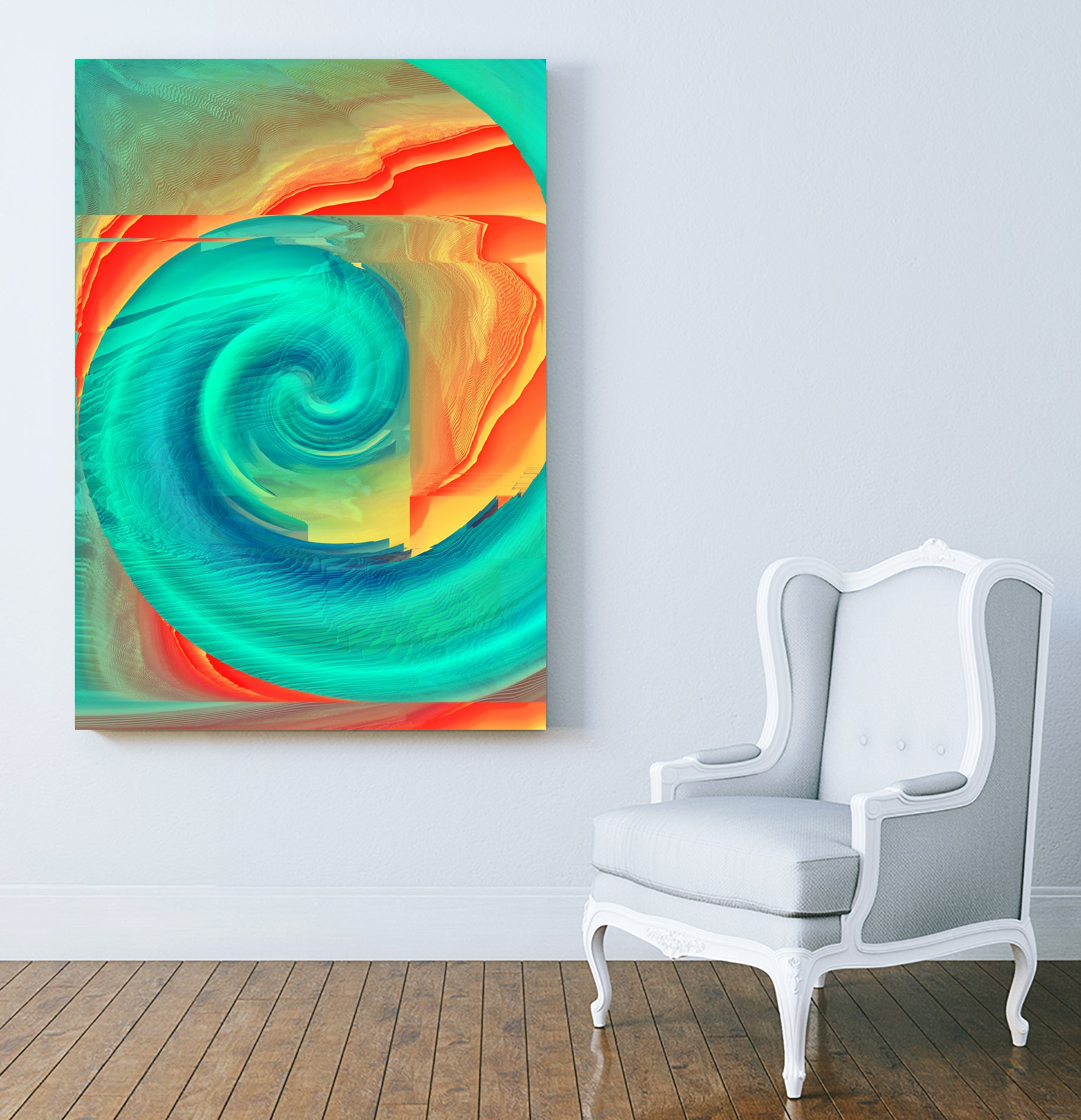 C0de Art II by Tenyo Marchev on GIANT ART - green 3d art