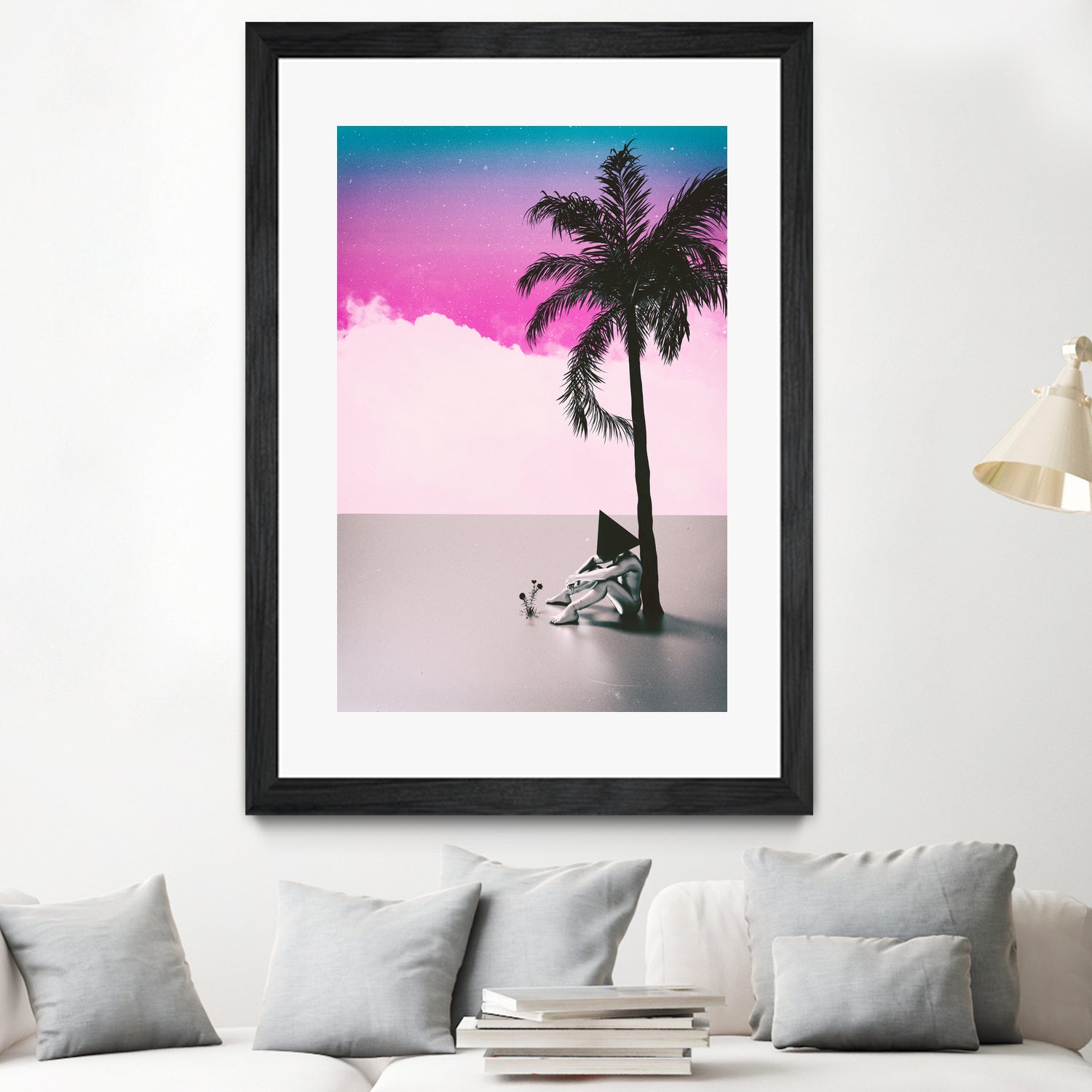 PALM  TREE  18 by Adam Priester on GIANT ART - pink 3d art