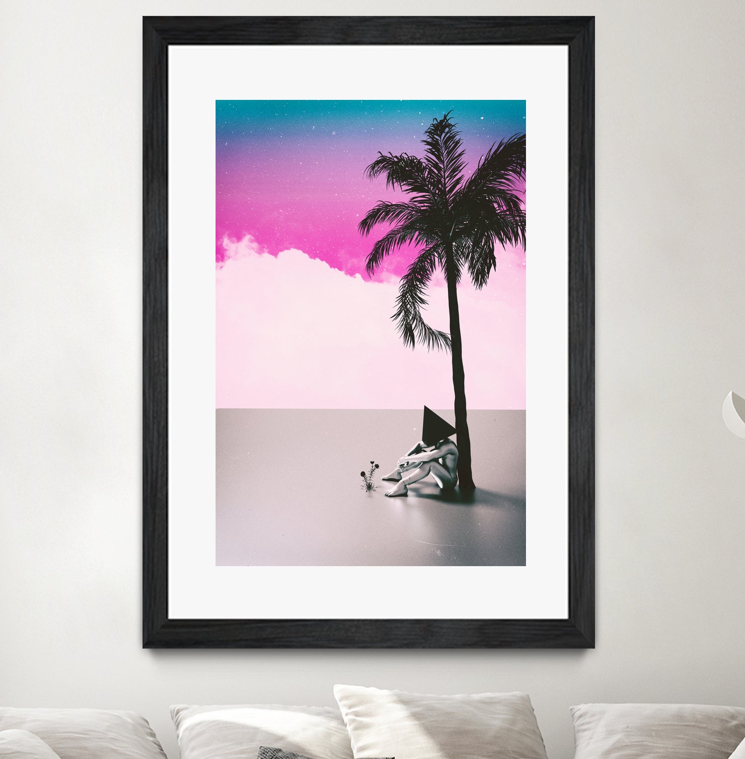 PALM  TREE  18 by Adam Priester on GIANT ART - pink 3d art