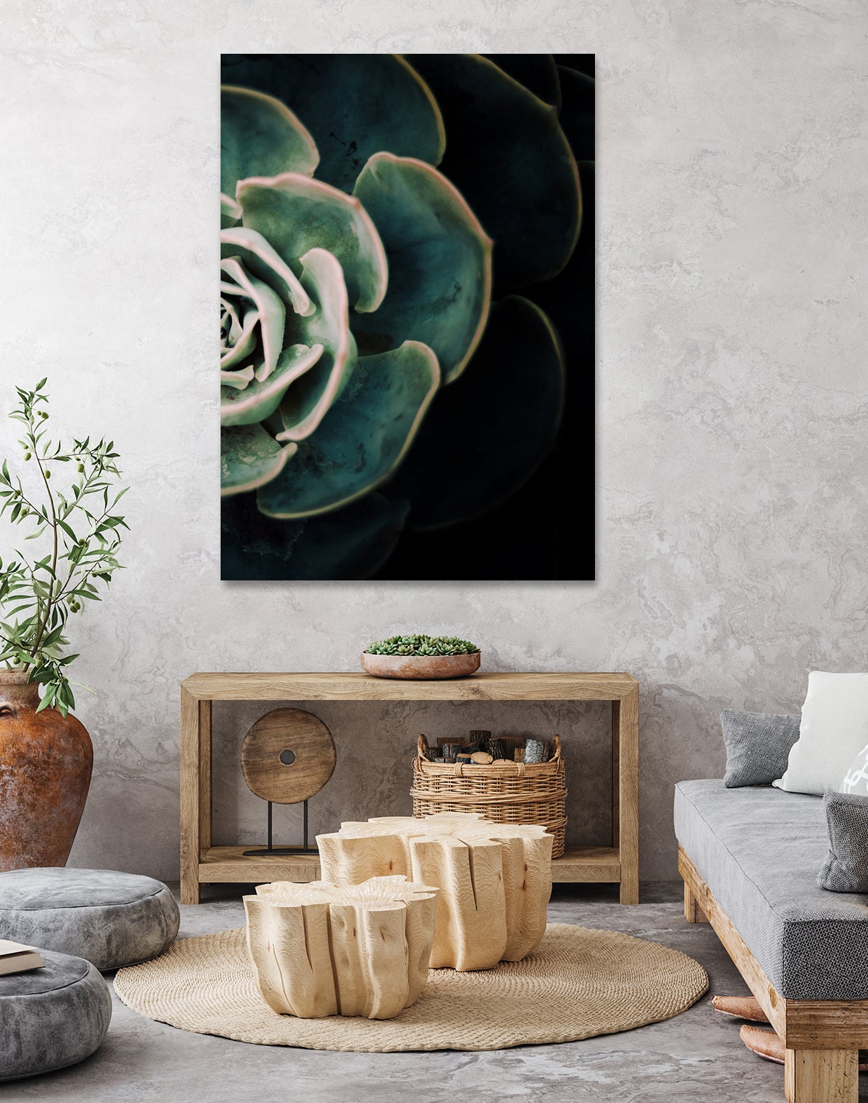 DARKSIDE OF SUCCULENTS IV-2 by Pia Schneider on GIANT ART - black photo manipulation