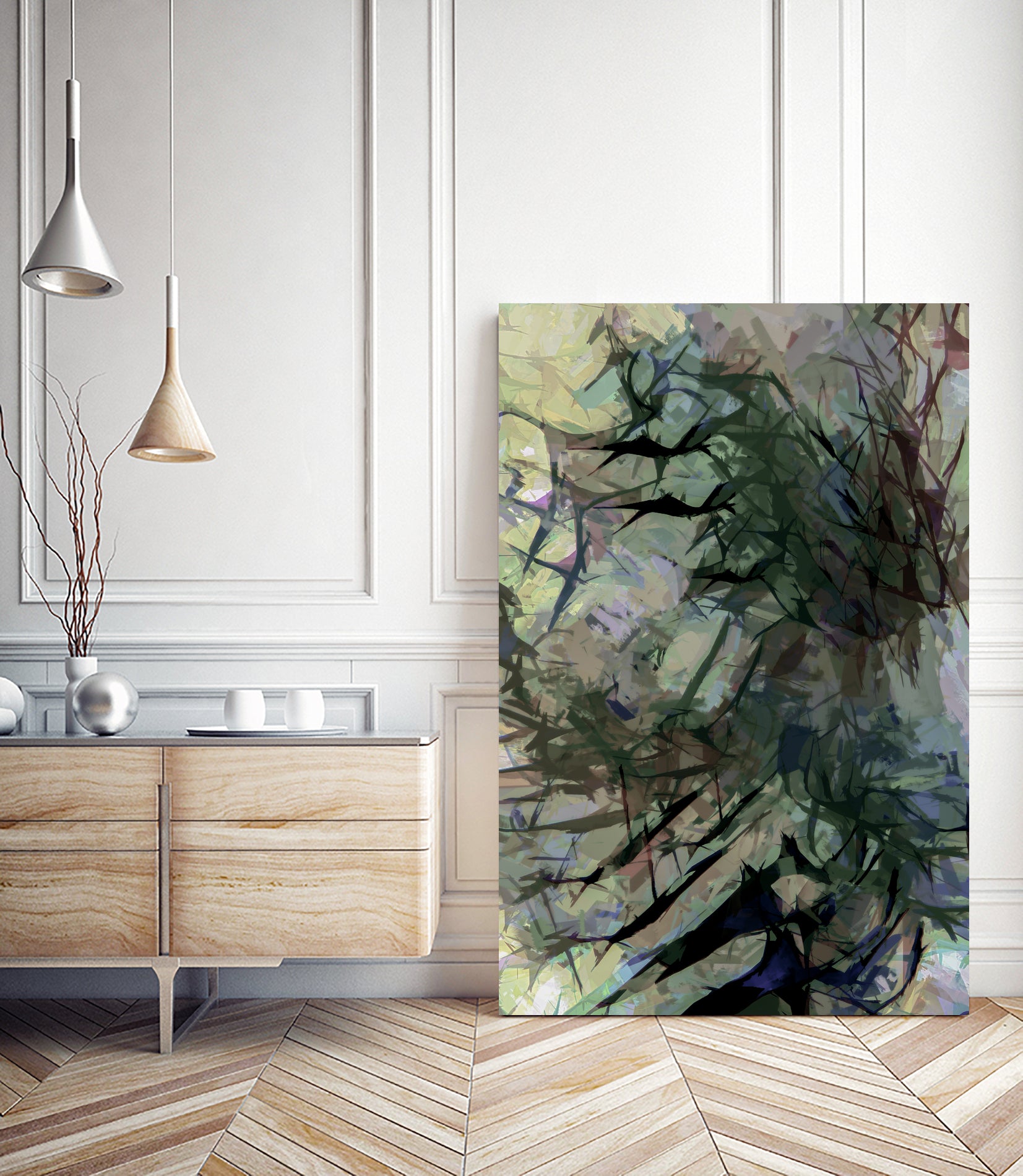 Crows by Eric Ton on GIANT ART - white digital painting