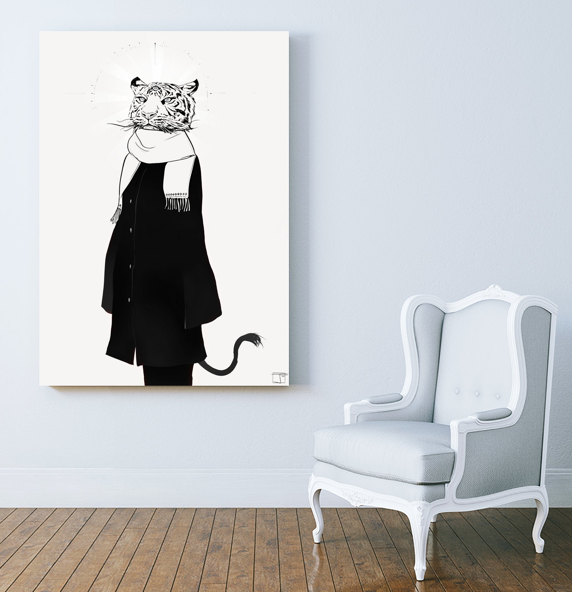 Weretigress 2 by Francois Martin Painchaud on GIANT ART - white character design