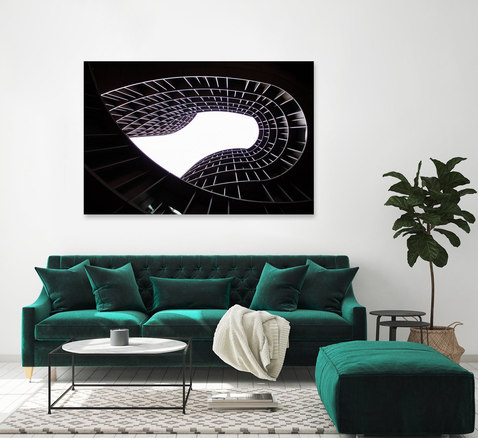 Shaped by Helga van de Kar on GIANT ART - black photo illustration