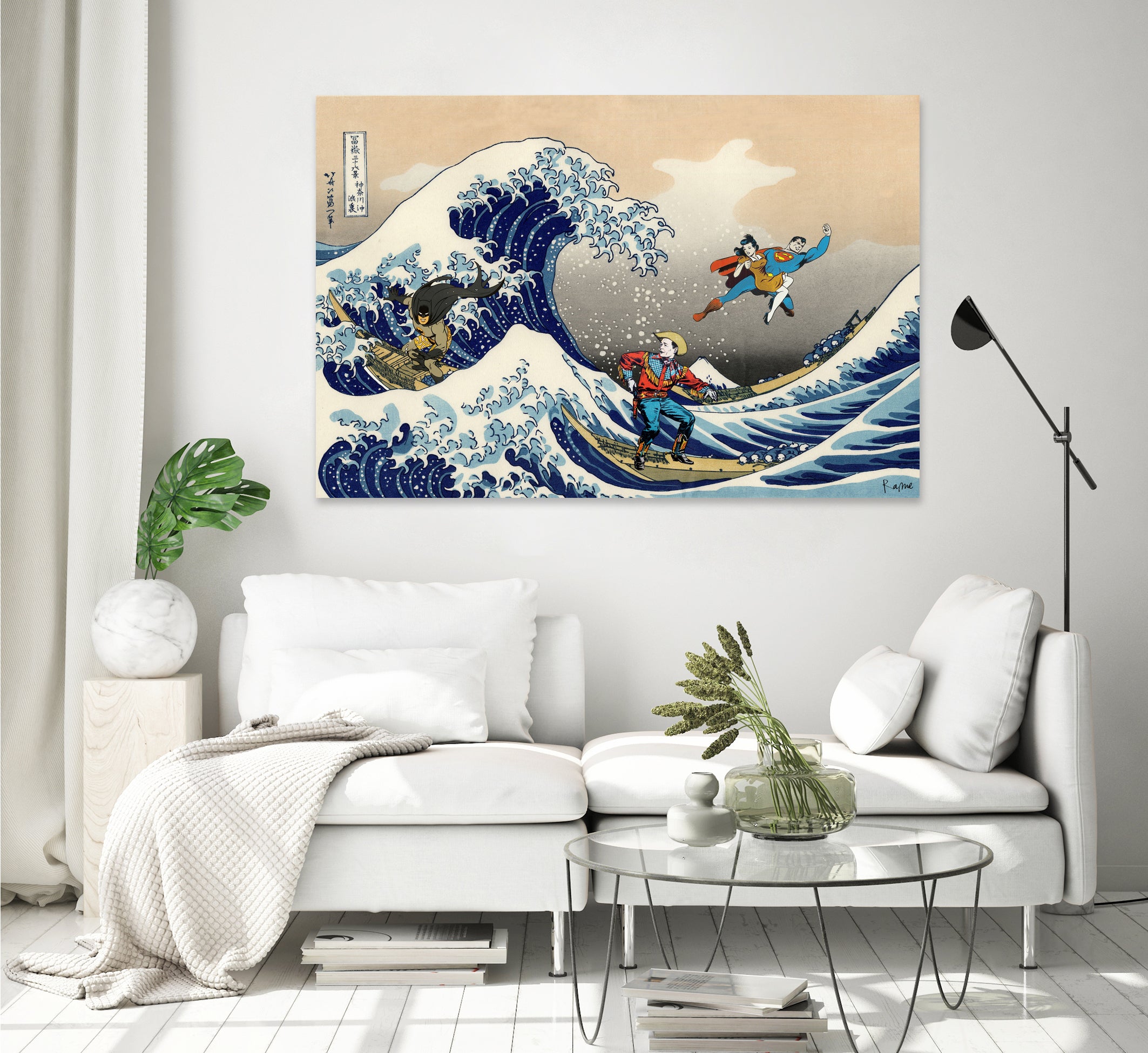 GREAT WAVE by Caterina Lo Cicero on GIANT ART - blue digital drawing