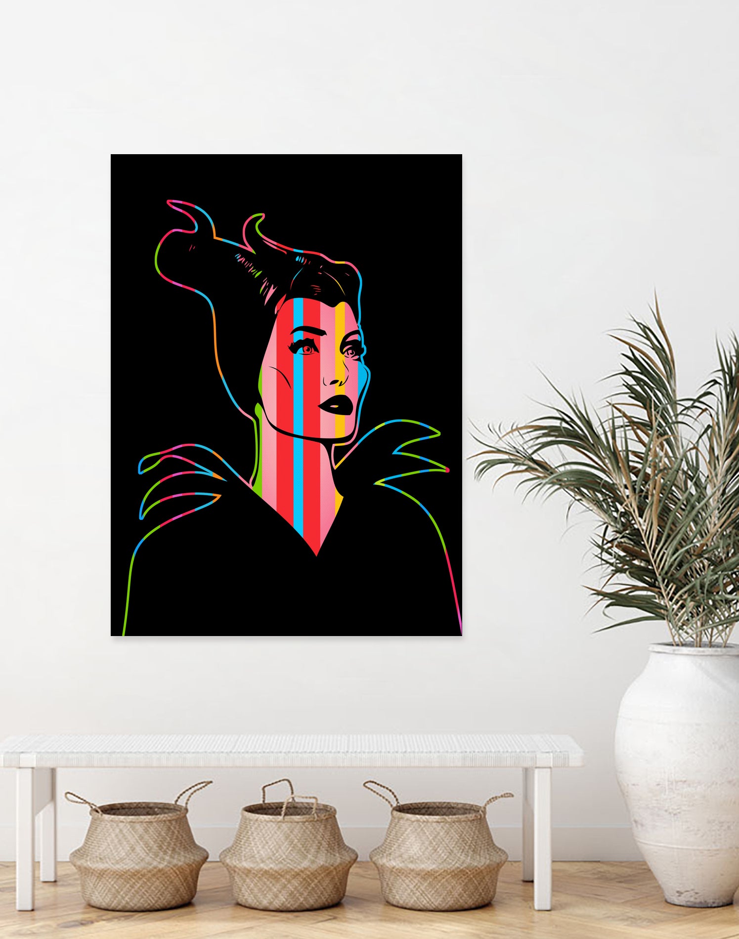 Maleficent | Dark | Pop Art by William Cuccio on GIANT ART - black digital drawing