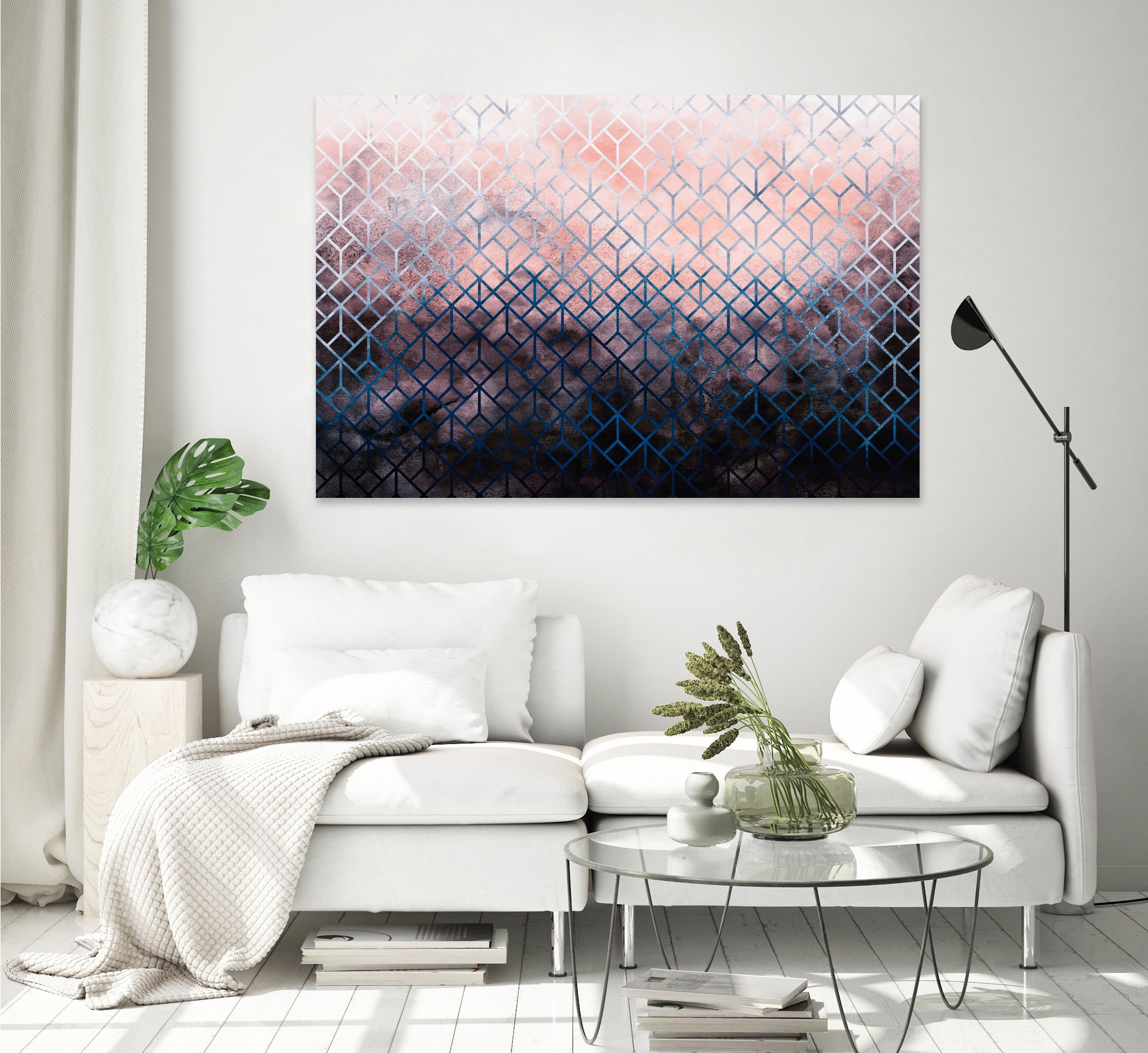 Geometric XI by Tenyo Marchev on GIANT ART - black vector illustration