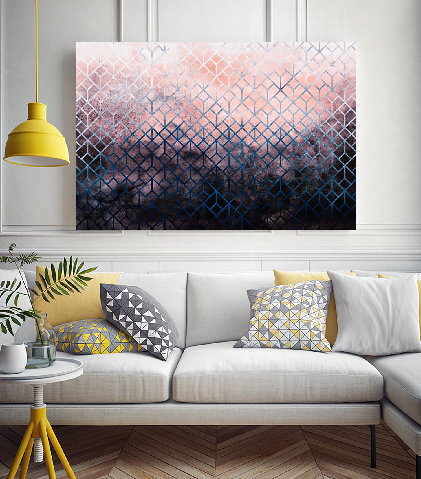 Geometric XI by Tenyo Marchev on GIANT ART - black vector illustration