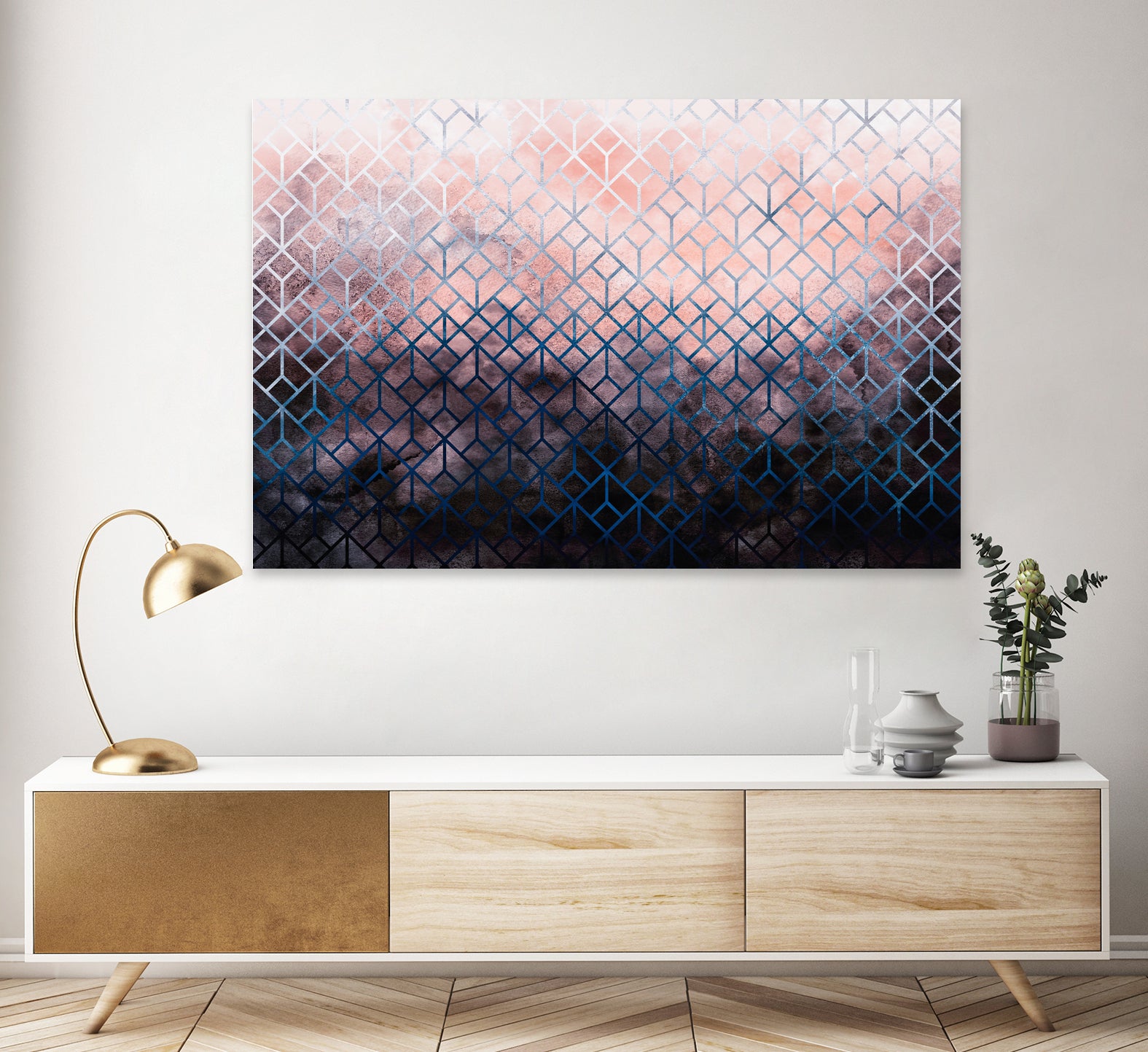 Geometric XI by Tenyo Marchev on GIANT ART - black vector illustration