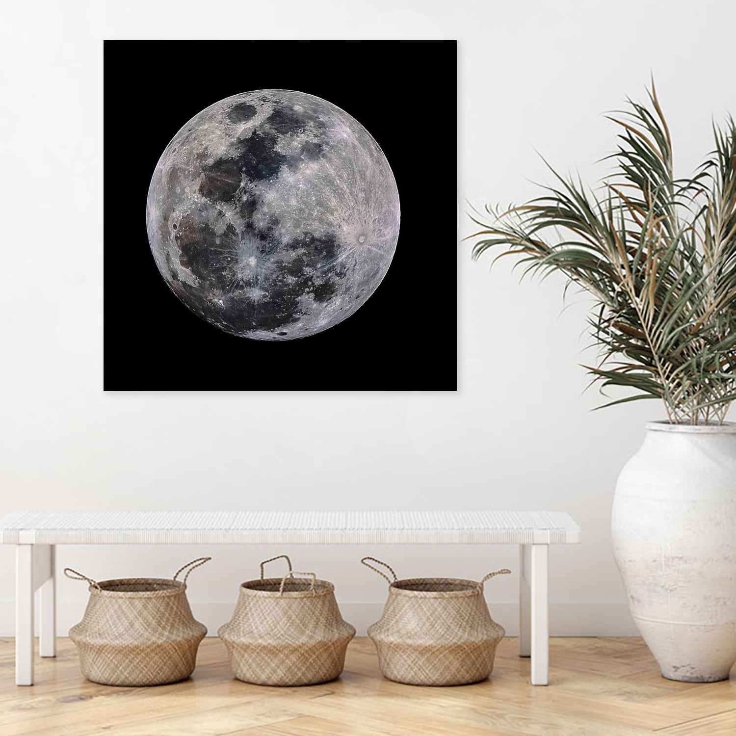 Super Moon by Lorenzo Bustillo on GIANT ART - gray photo illustration