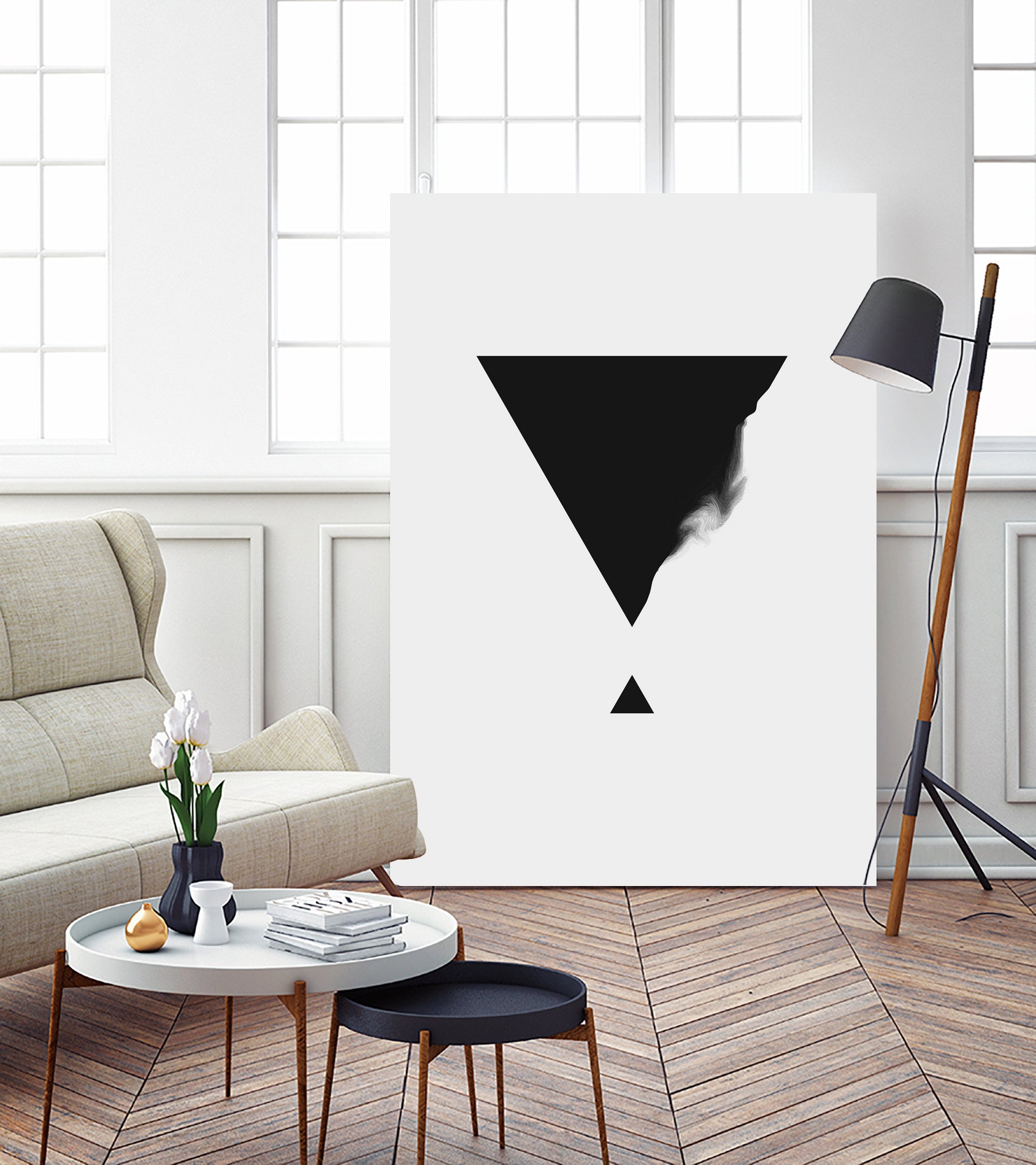 Triangle by Annisa Tiara Utami on GIANT ART - black digital drawing