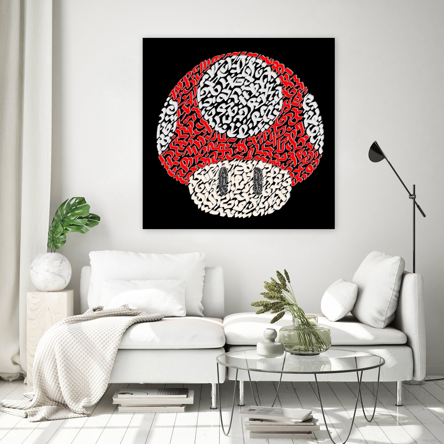 The Red Mushroom in Mario Bros by Caroline BESSIERES on GIANT ART - red digital drawing