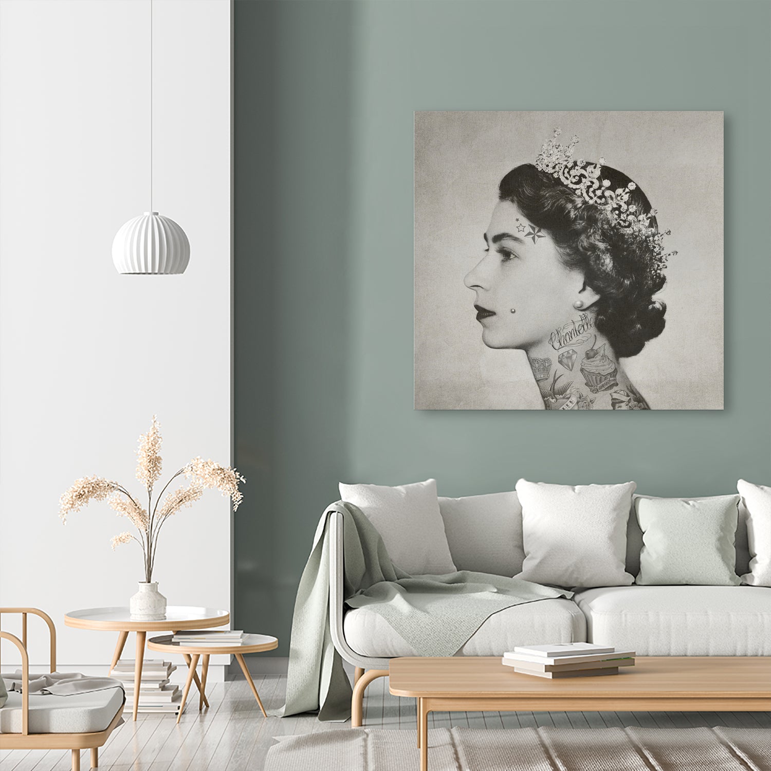 Tattoo Queen by Caterina Lo Cicero on GIANT ART - black digital painting