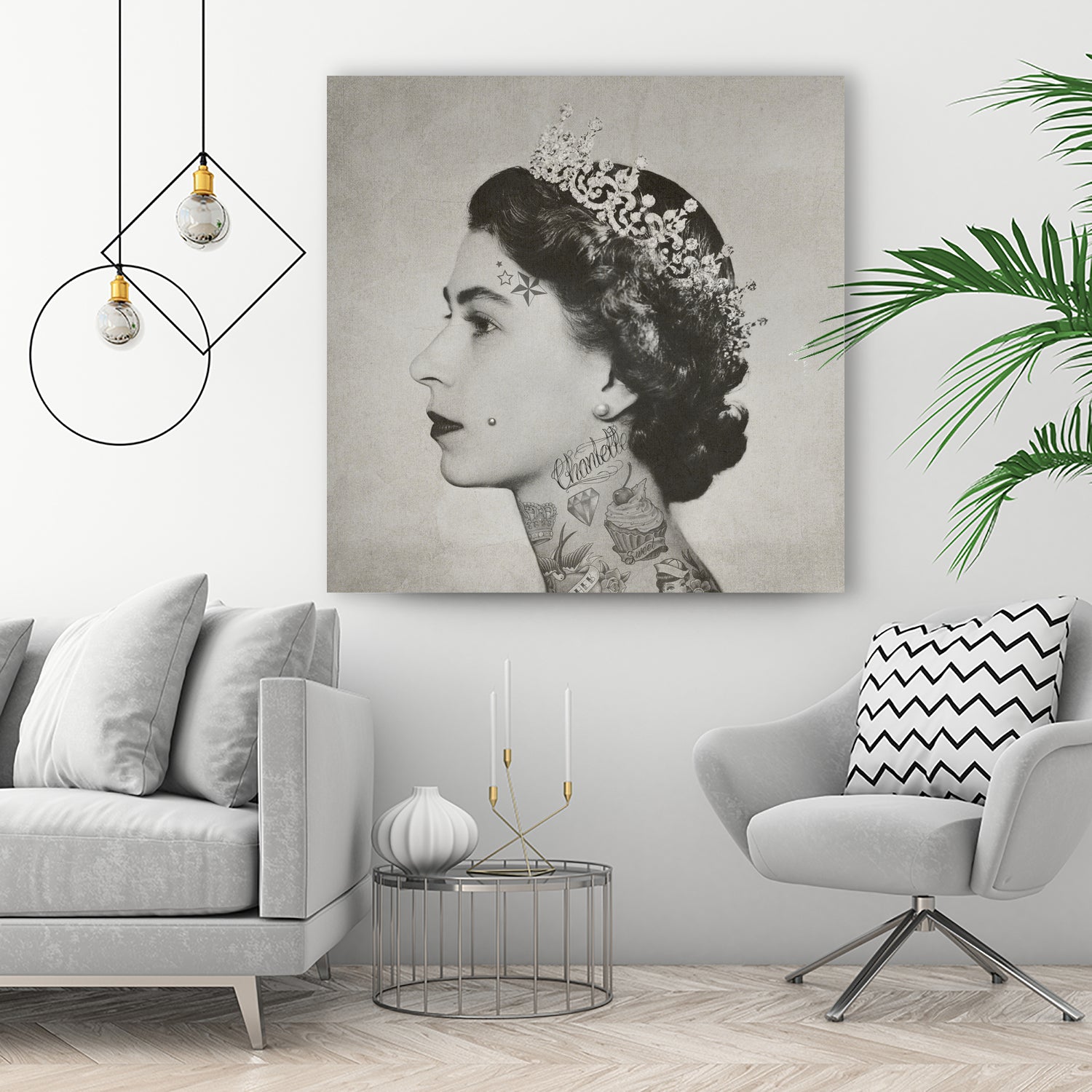 Tattoo Queen by Caterina Lo Cicero on GIANT ART - black digital painting