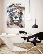 LION 6 by dada22 . on GIANT ART - white digital painting