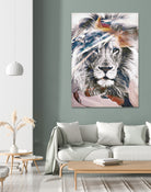 LION 6 by dada22 . on GIANT ART - white digital painting
