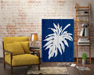Blue Nature Dark Blue Palm5 by Catia Keck on GIANT ART - blue photo manipulation