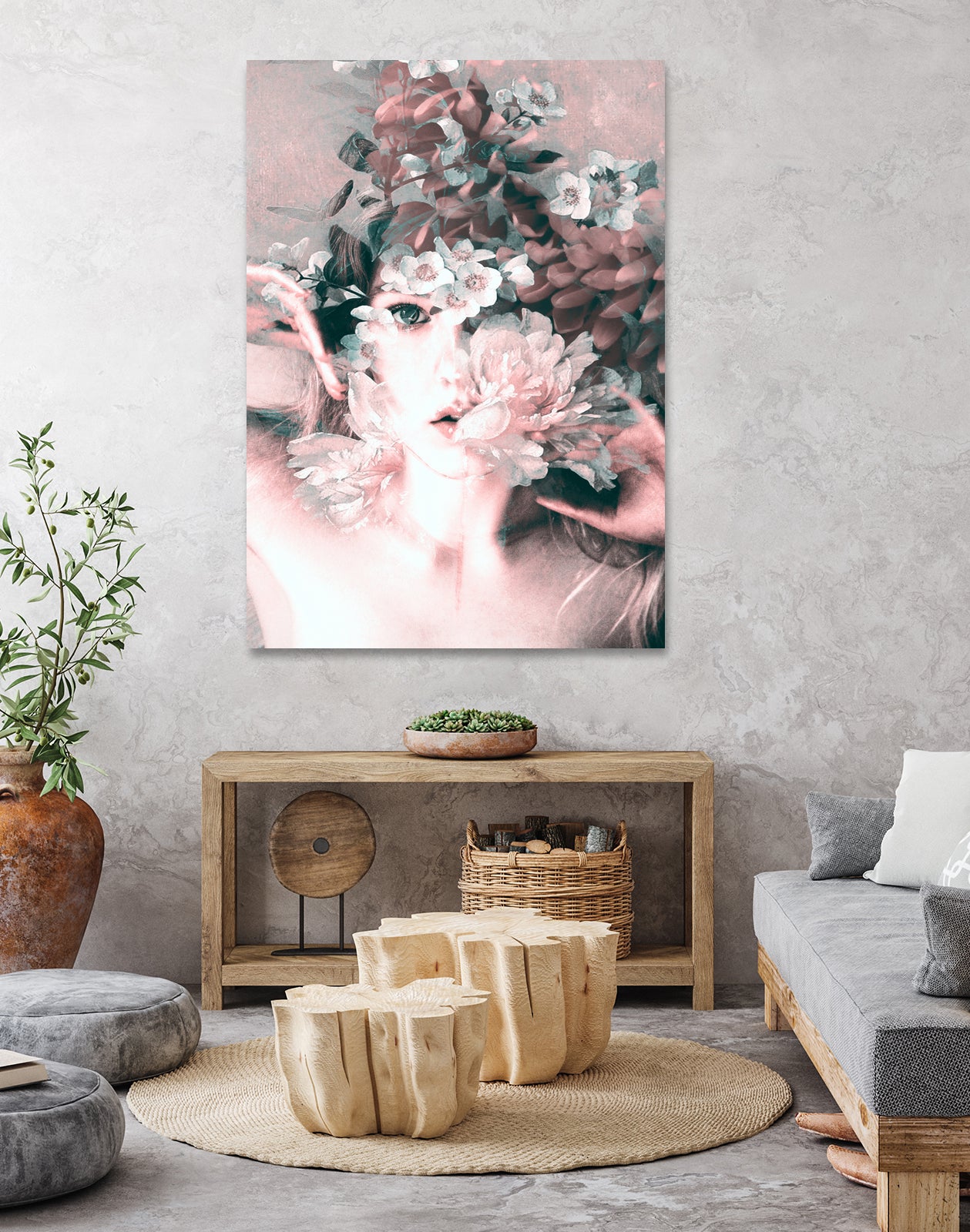 blooming 2 by dada22 . on GIANT ART - pink photo illustration