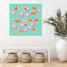 BUBBLEGUM GOLDFISH by Jonas Loose on GIANT ART - pink digital painting