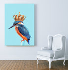 KINGFISHER by Jonas Loose on GIANT ART - blue photo manipulation