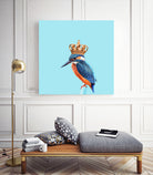 KINGFISHER by Jonas Loose on GIANT ART - blue photo manipulation