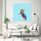 KINGFISHER by Jonas Loose on GIANT ART - blue photo manipulation