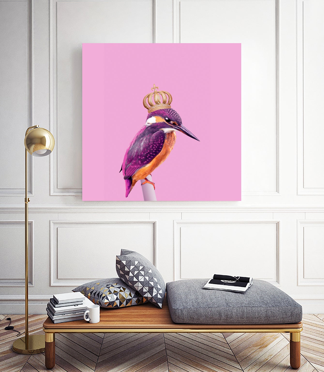 QUEENFISHER by Jonas Loose on GIANT ART - pink photo manipulation