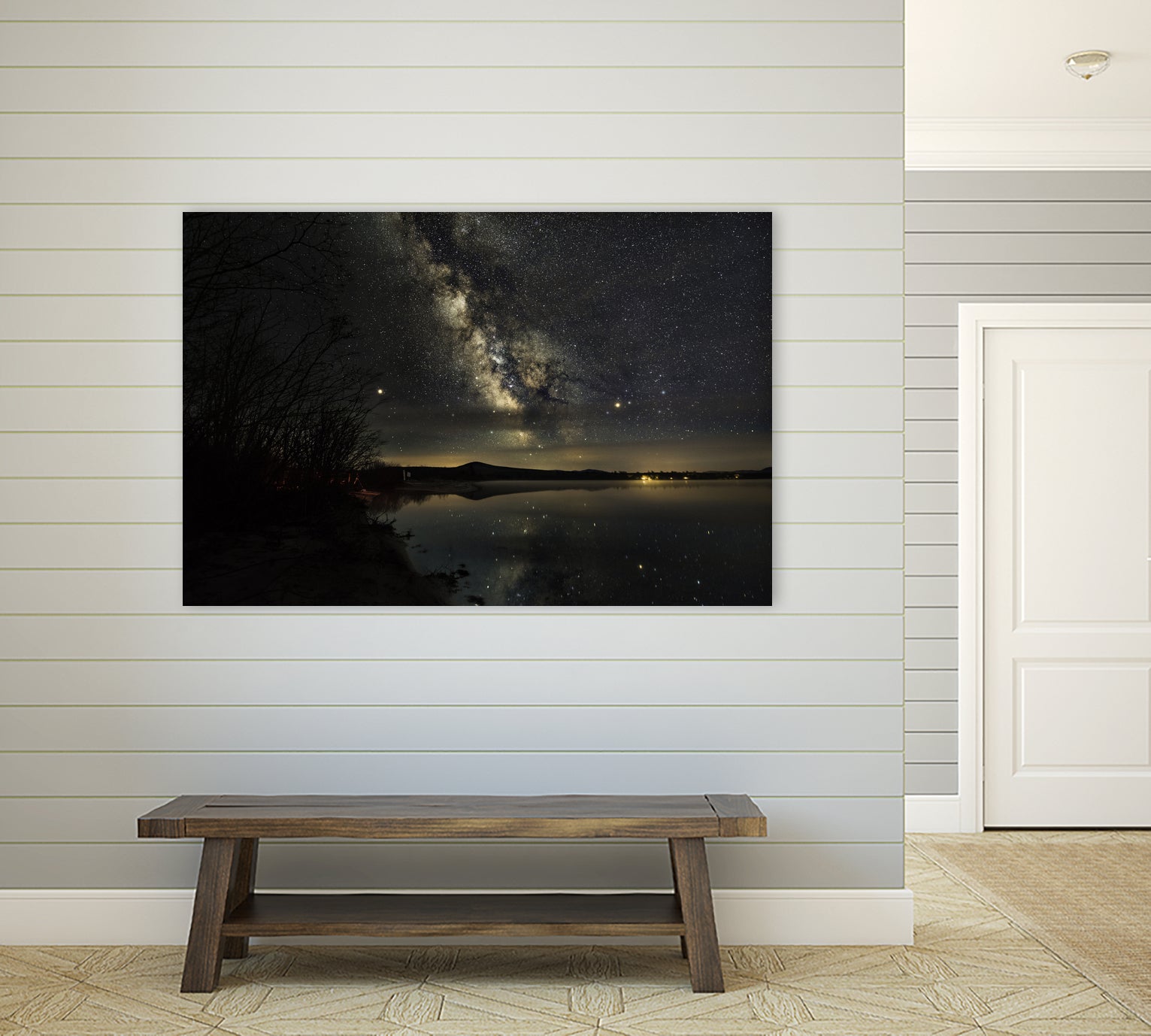 Milky way by Lorenzo Bustillo on GIANT ART - gray photo illustration
