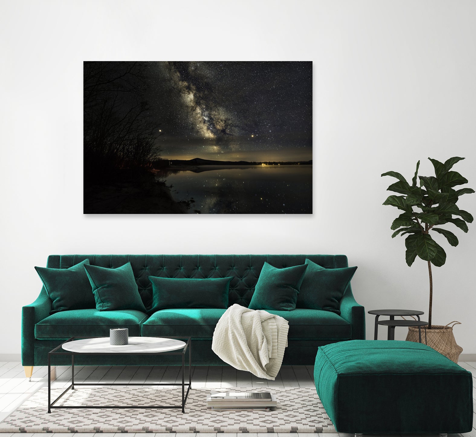 Milky way by Lorenzo Bustillo on GIANT ART - gray photo illustration