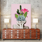Cactus Lady by dada22 . on GIANT ART - pink photo illustration